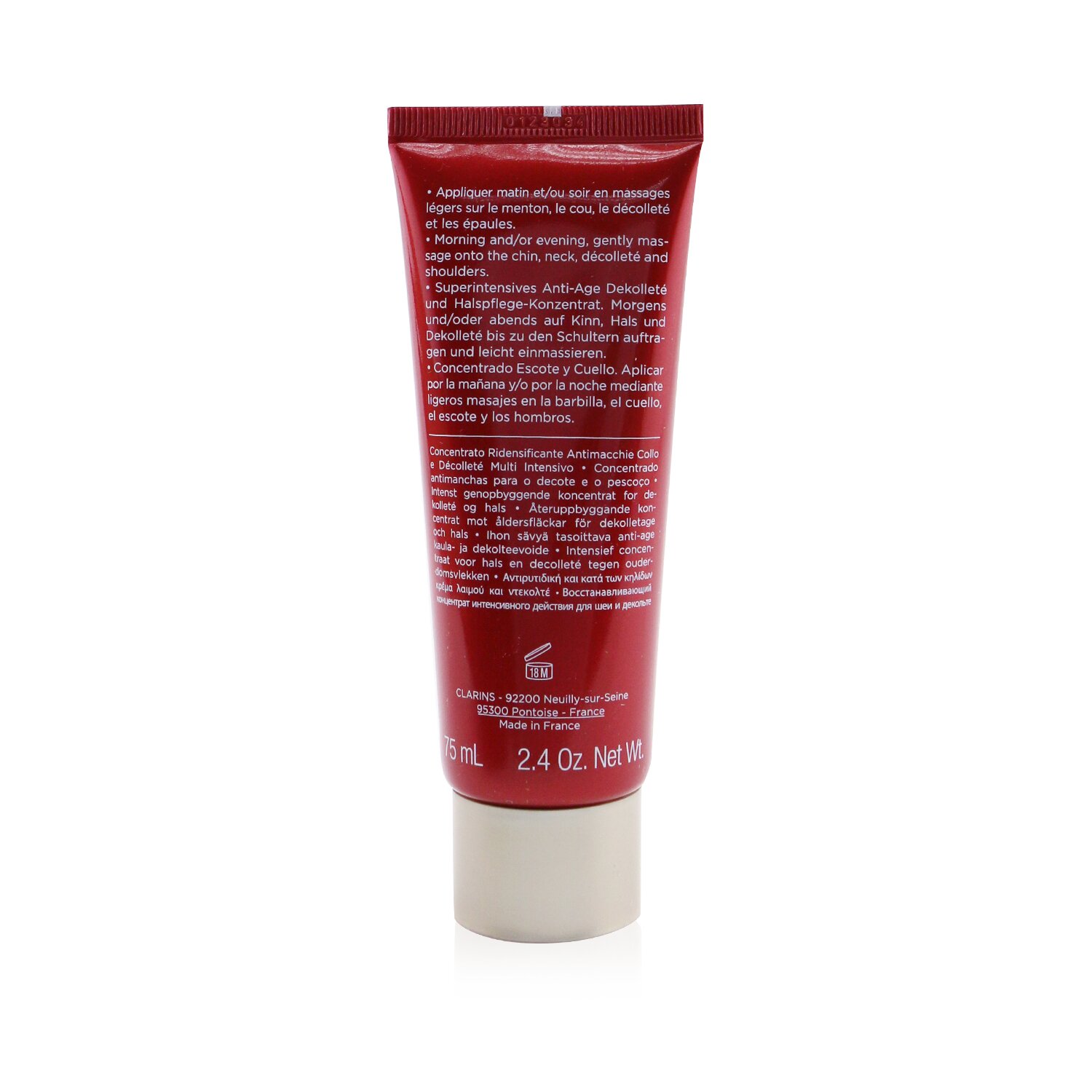 Clarins Super Restorative Decollete & Neck Concentrate (Box Slightly Damaged) 75ml/2.5oz