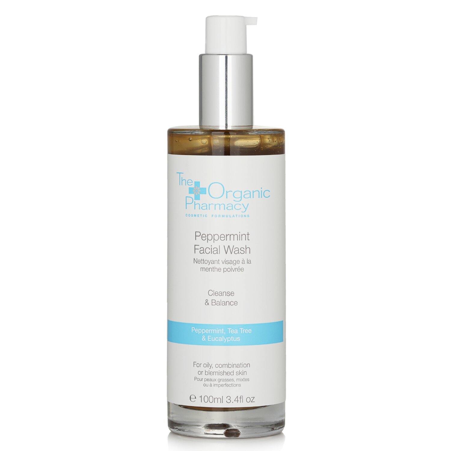 The Organic Pharmacy غسول للوجه بالنعناع الفلفلي - للبشرة الشائبة 100ml/3.3oz