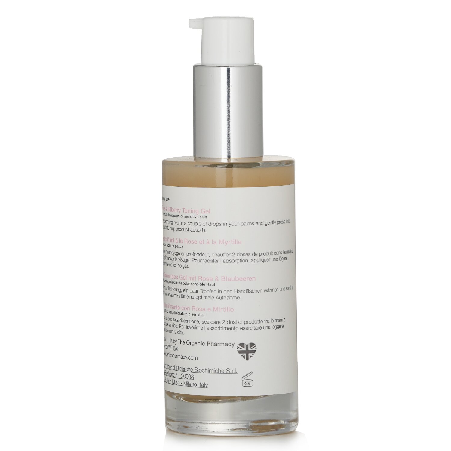 The Organic Pharmacy Rose & Bilberry Toning Gel - For Dehydrated Sensitive Skin 50ml/1.7oz