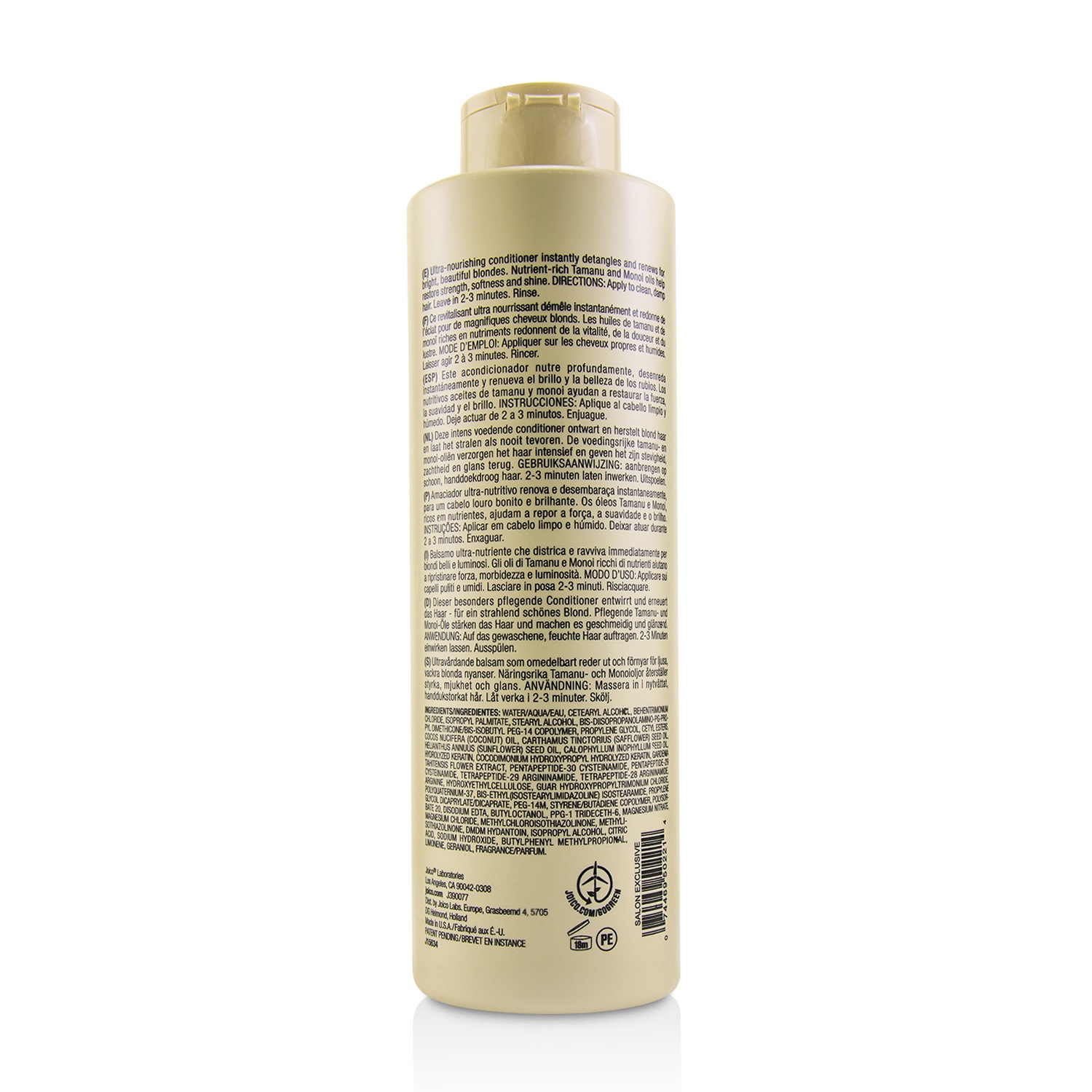 Joico Blonde Life Осветляющий Кондиционер (для Сияния, Увлажнения и Мягкости Волос) 1000ml/33.8oz