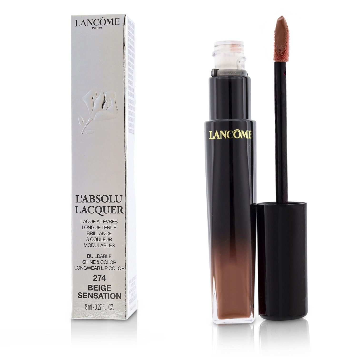 Lancome L'Absolu Lacquer Buildable Shine & Color Longwear Lip Color 8ml/0.27oz