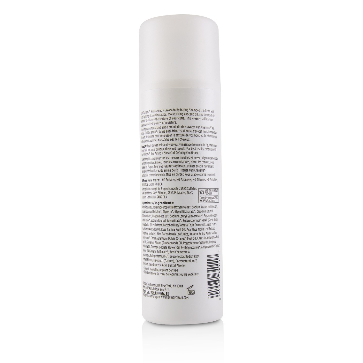 Briogeo Curl Charisma Rice Amino + Avocado Hydrating Shampoo 236ml/8oz