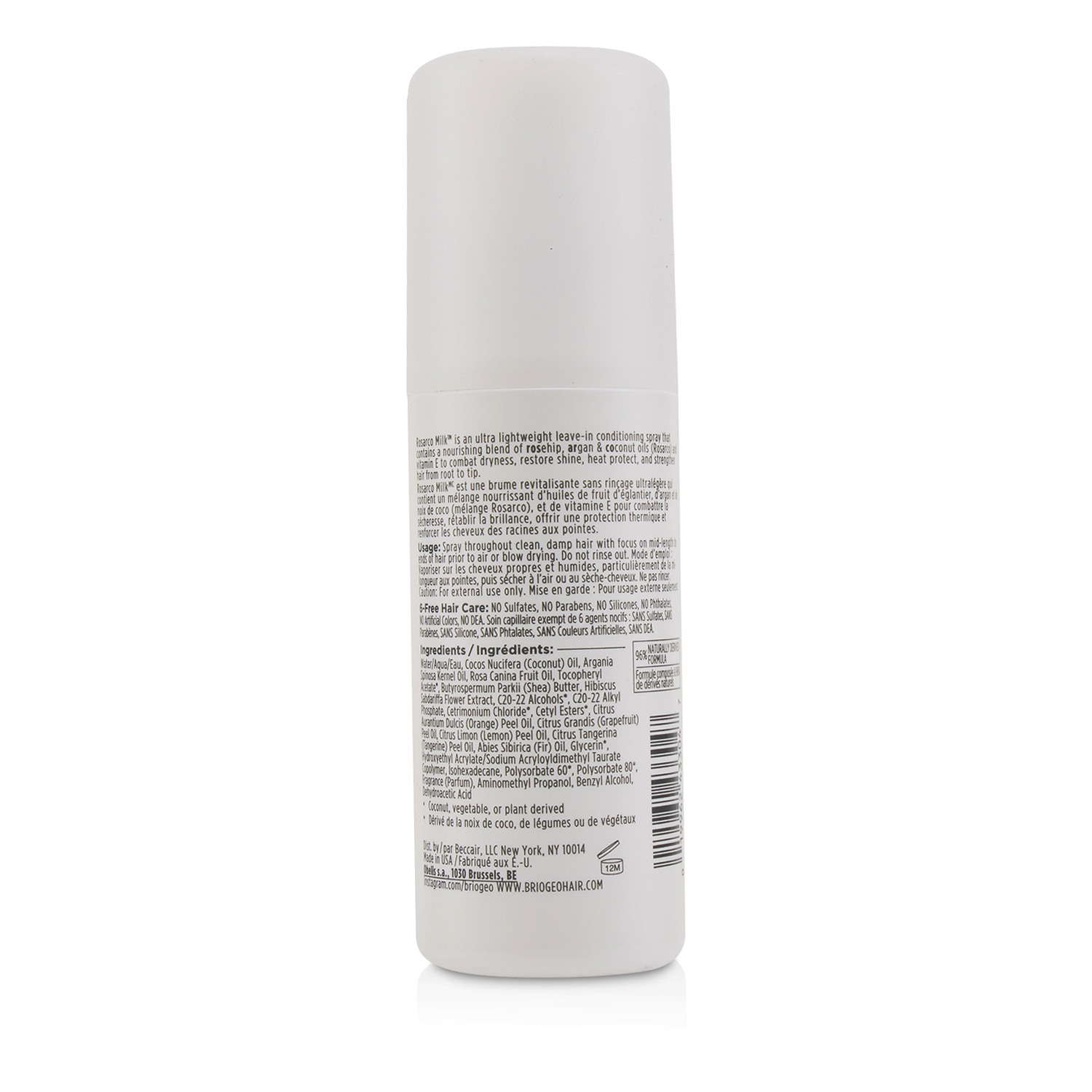 布里吉奥  Briogeo 罗萨尔科修复养发喷雾 147ml/5oz