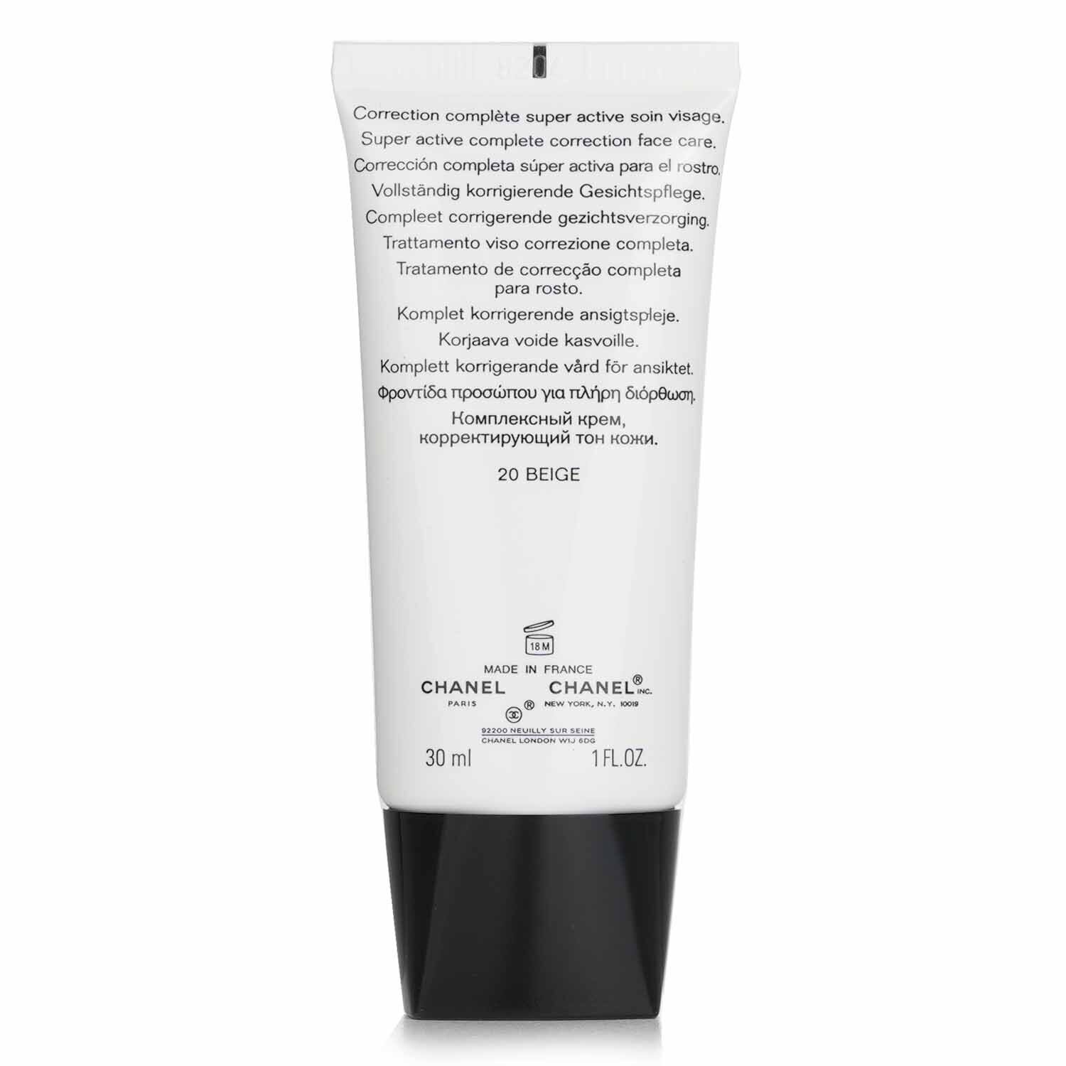 Chanel Ochronny krem do twarzy na dzień CC Cream Super Active Complete Correction SPF 50 # 20 Beige 30ml/1oz