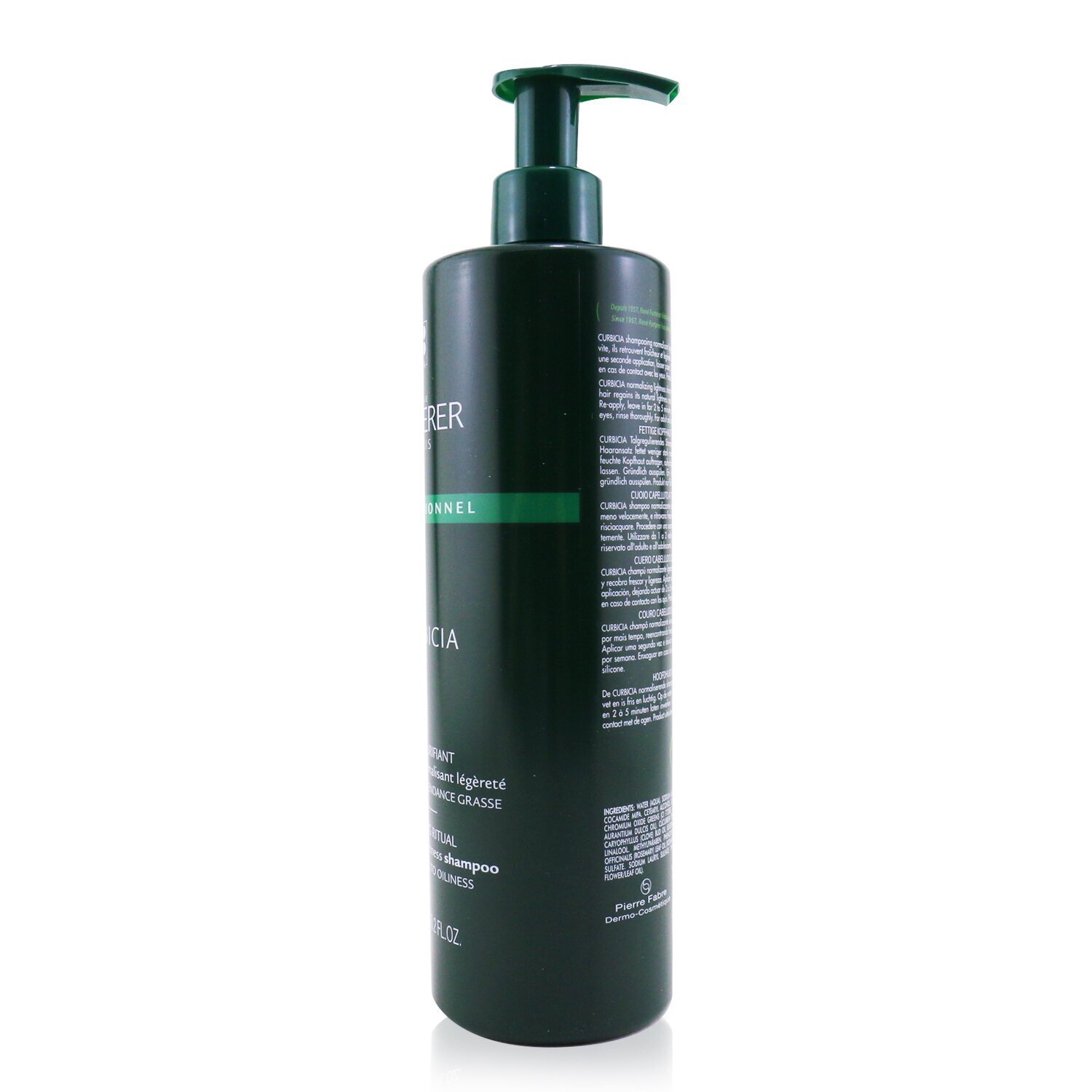 Rene Furterer Curbicia Purifying Ritual Normalizing Lightness Shampoo - Scalp Prone to Oiliness (Salon Product) 600ml/20.2oz