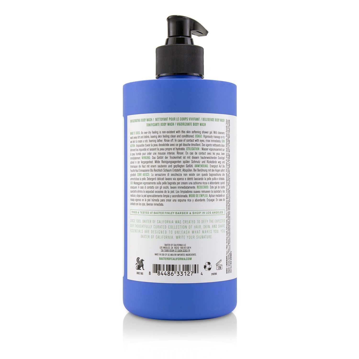 Baxter Of California Invigorating Body Wash - Italian Lime and Pomegranate Essence 473ml/16oz