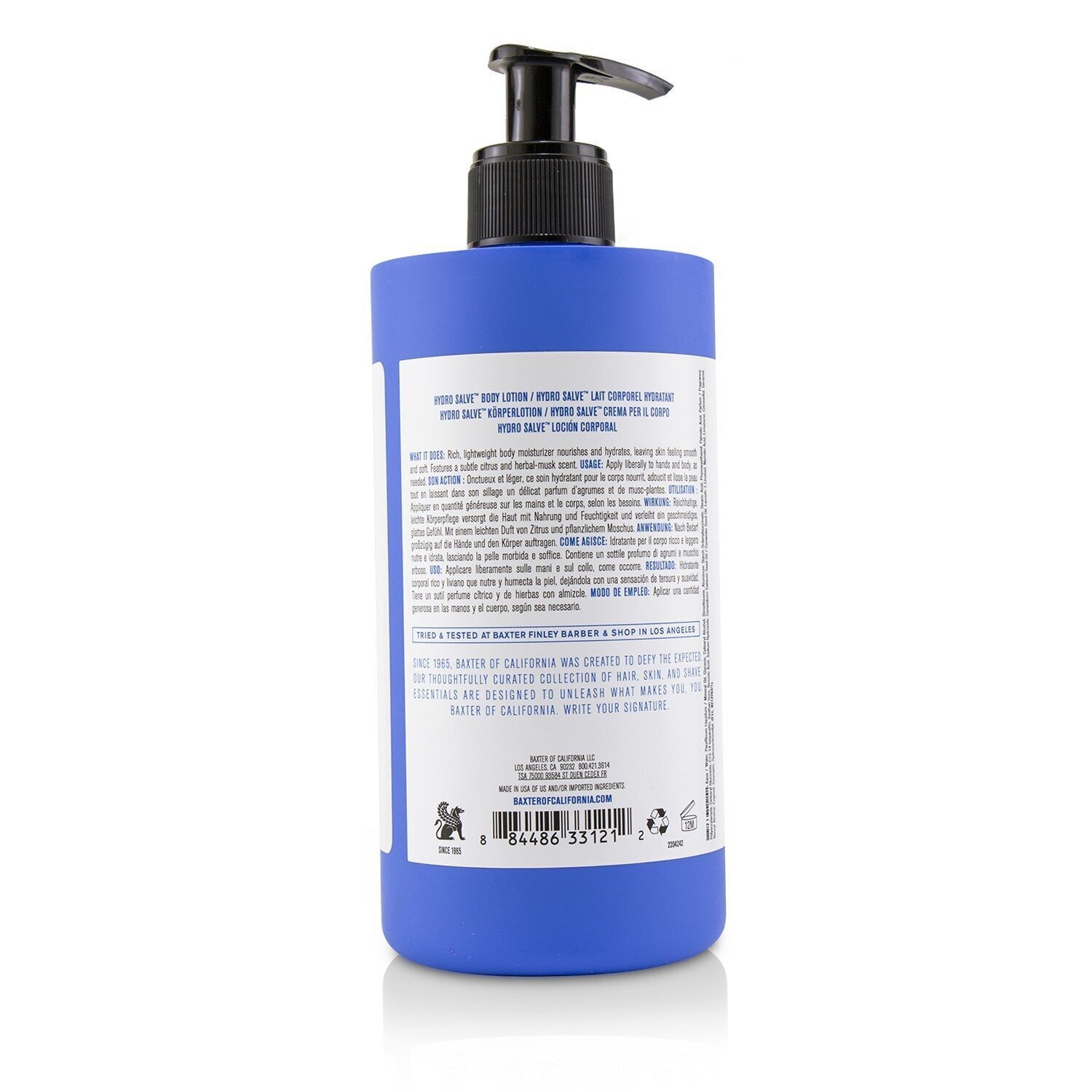 Baxter Of California Hydro Salve Body Lotion 473ml/16oz