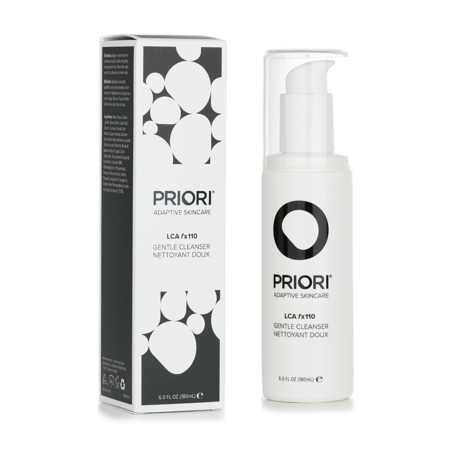 Priori LCA fx110 - Gentle Cleanser 180ml/6oz