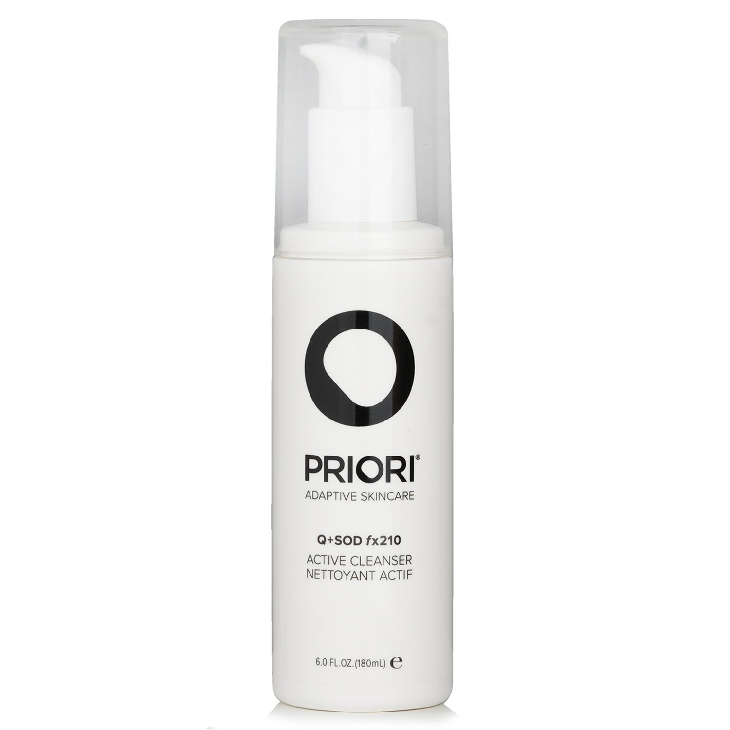 Priori Q+SOD fx210 - Active Cleanser 180ml/6oz