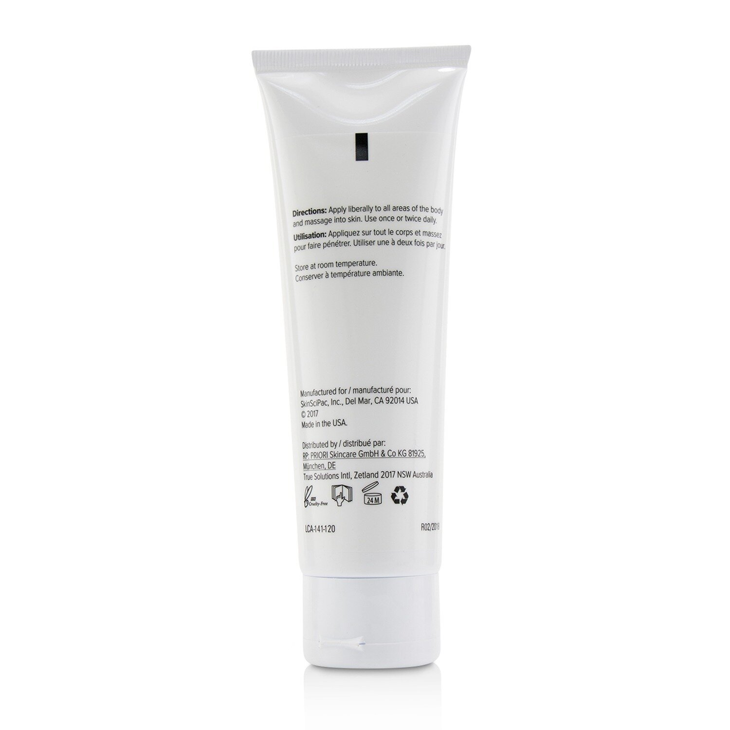 Priori LCA fx141 - Hand and Body Replenisher 120ml/4oz