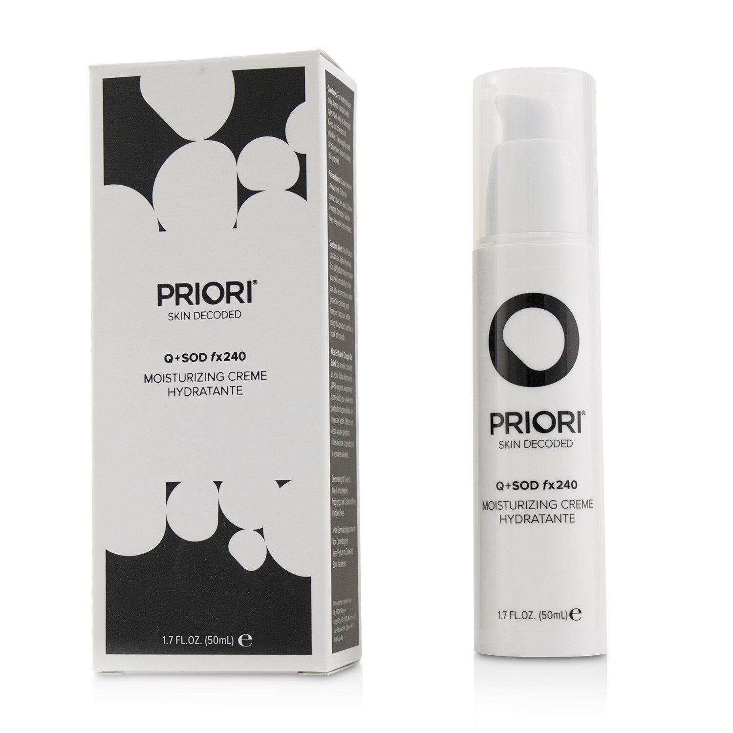 Priori Q+SOD fx240 - Moisturizing Creme 50ml/1.7oz