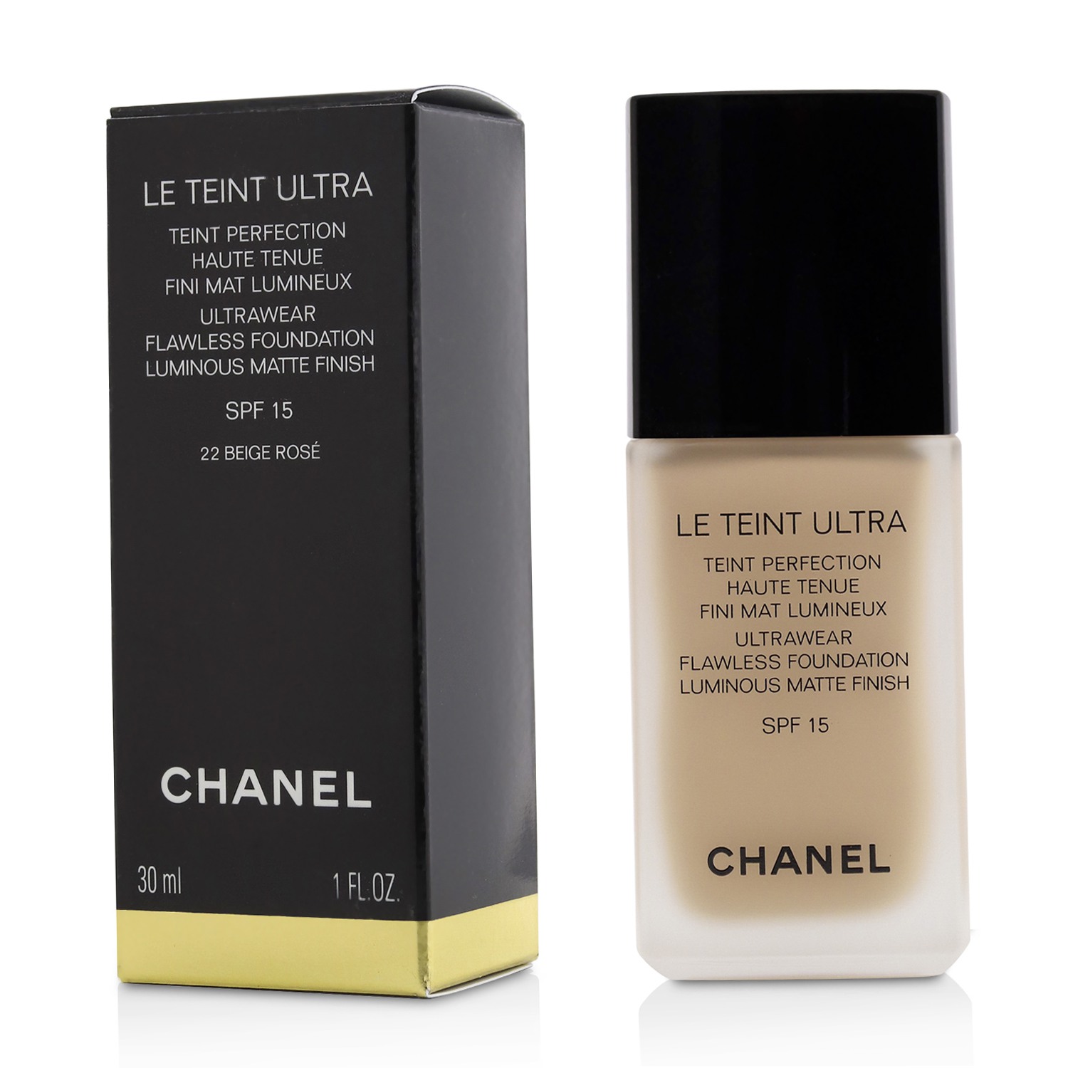 Chanel Le Teint Ultra Ultrawear Flawless Foundation Luminous Matte Finish SPF15 30ml/1oz