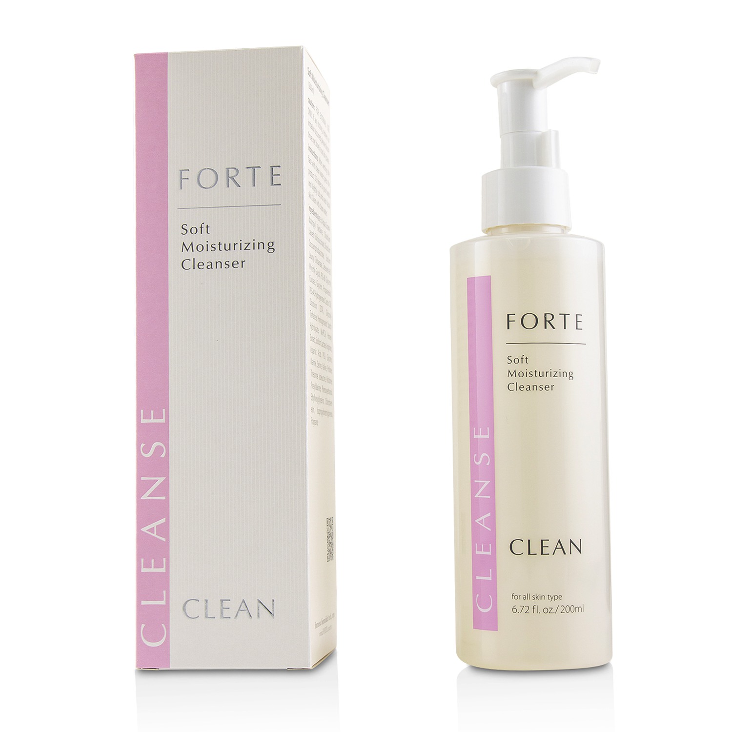 FORTE CLEAN Limpiador Hidratante Suave 200ml/6.72oz