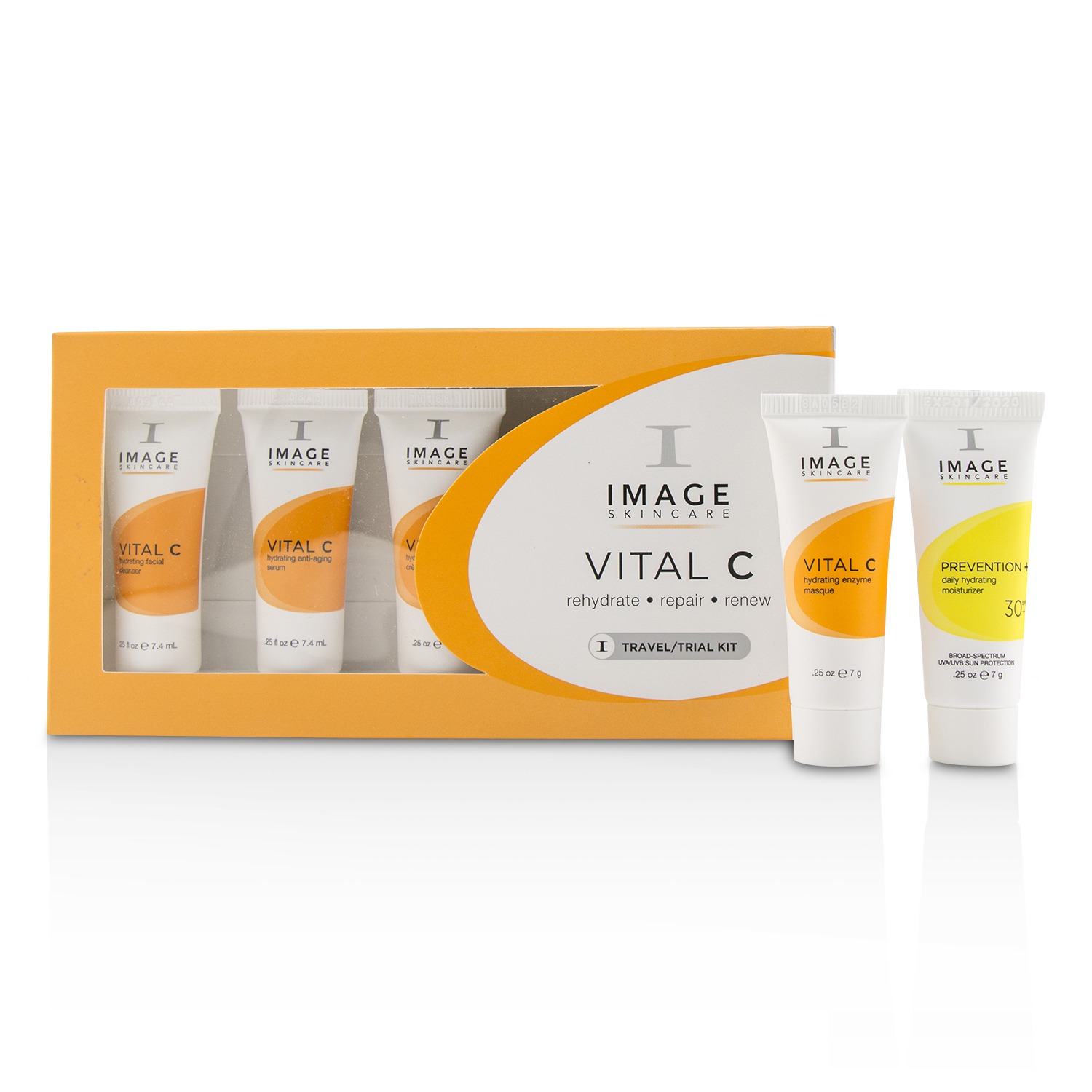 Image Vital C Trial Kit: 1x Cleanser, 1x Serum, 1x Repair Cream, 1x Enzyme Masque, 1x Moisturizer SPF 30 5pcs