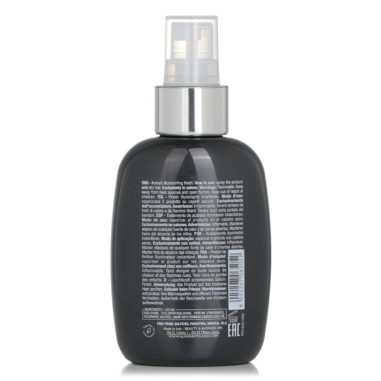 AlfaParf Spray do włosów Semi Di Lino Sublime Cristalli Spray (All Hair Types) 125ml/4.23oz