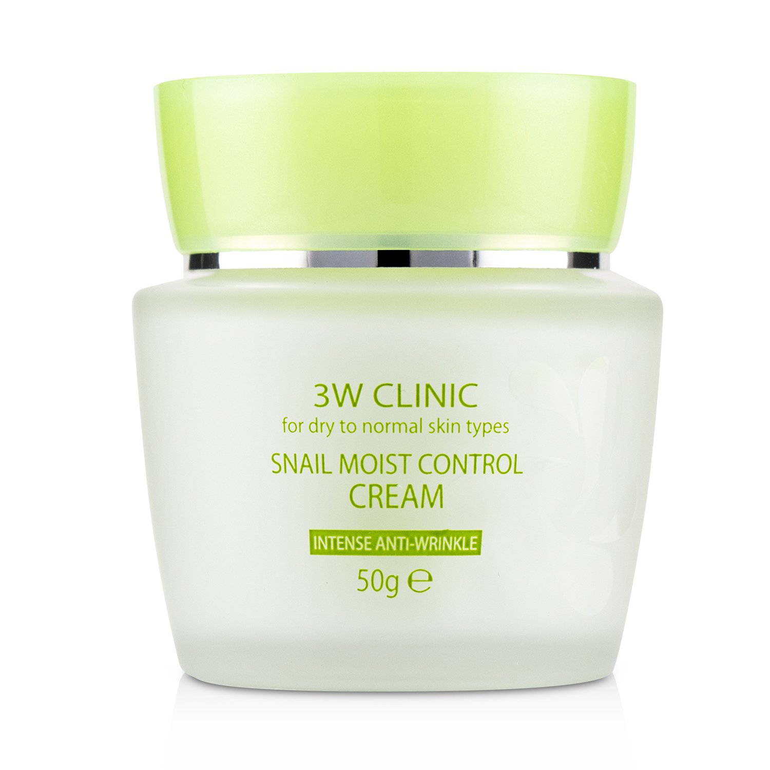 3W Clinic Snail Crema Control de Humedad (Anti-Arrugas Intensivo) - Para Tipos de Piel Seca a Normal 50g/1.7oz