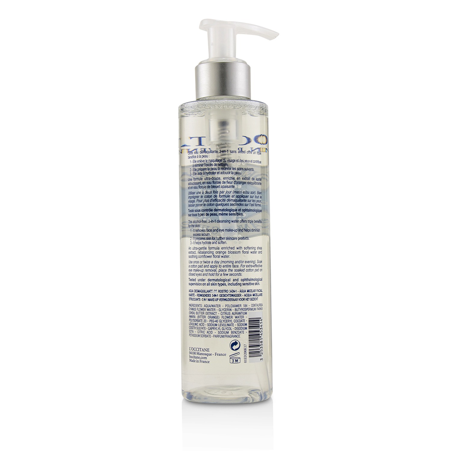 L'Occitane Shea Enriched 3 in 1 Cleansing Water 200ml/6.7oz