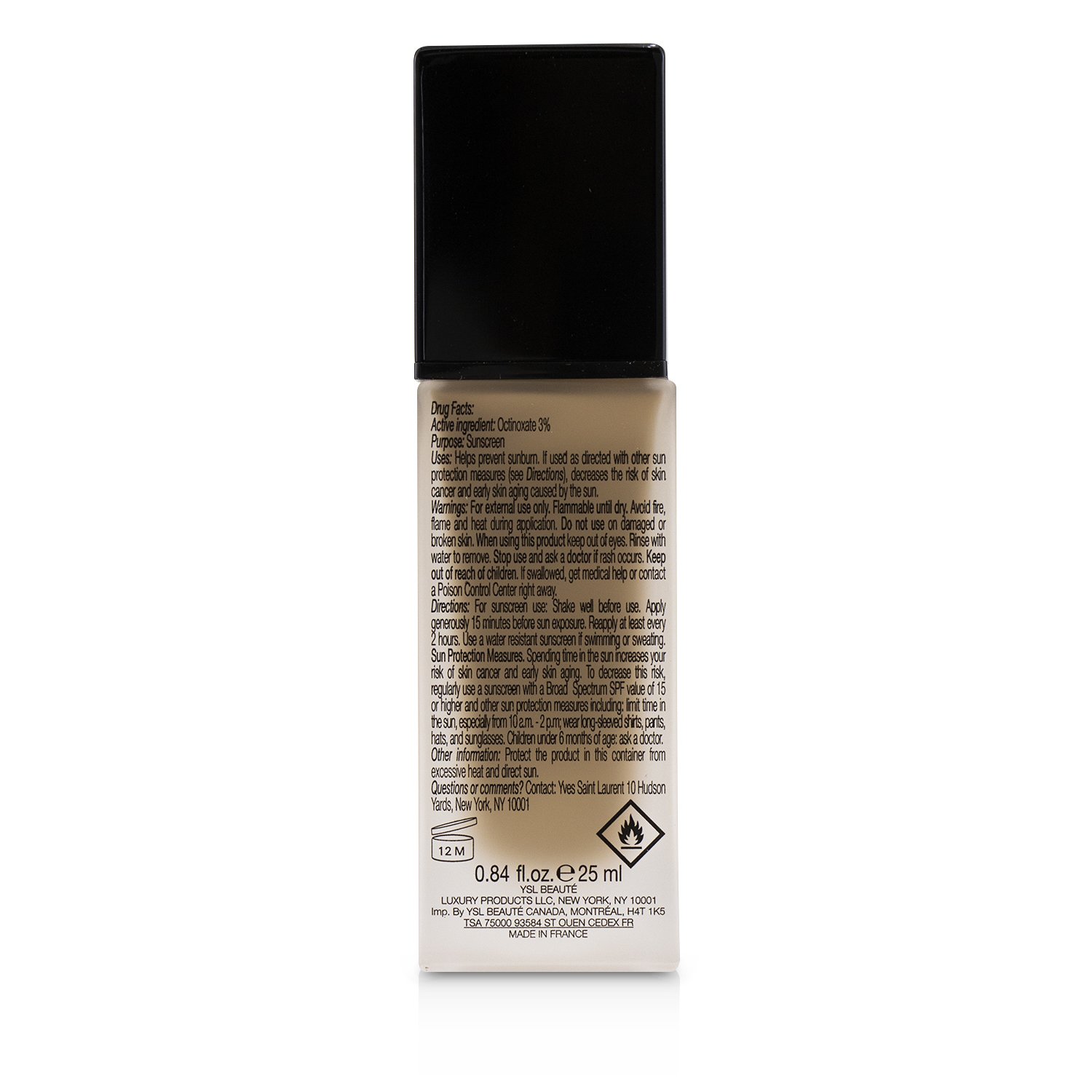 Yves Saint Laurent All Hours Foundation SPF 20 25ml/0.84oz