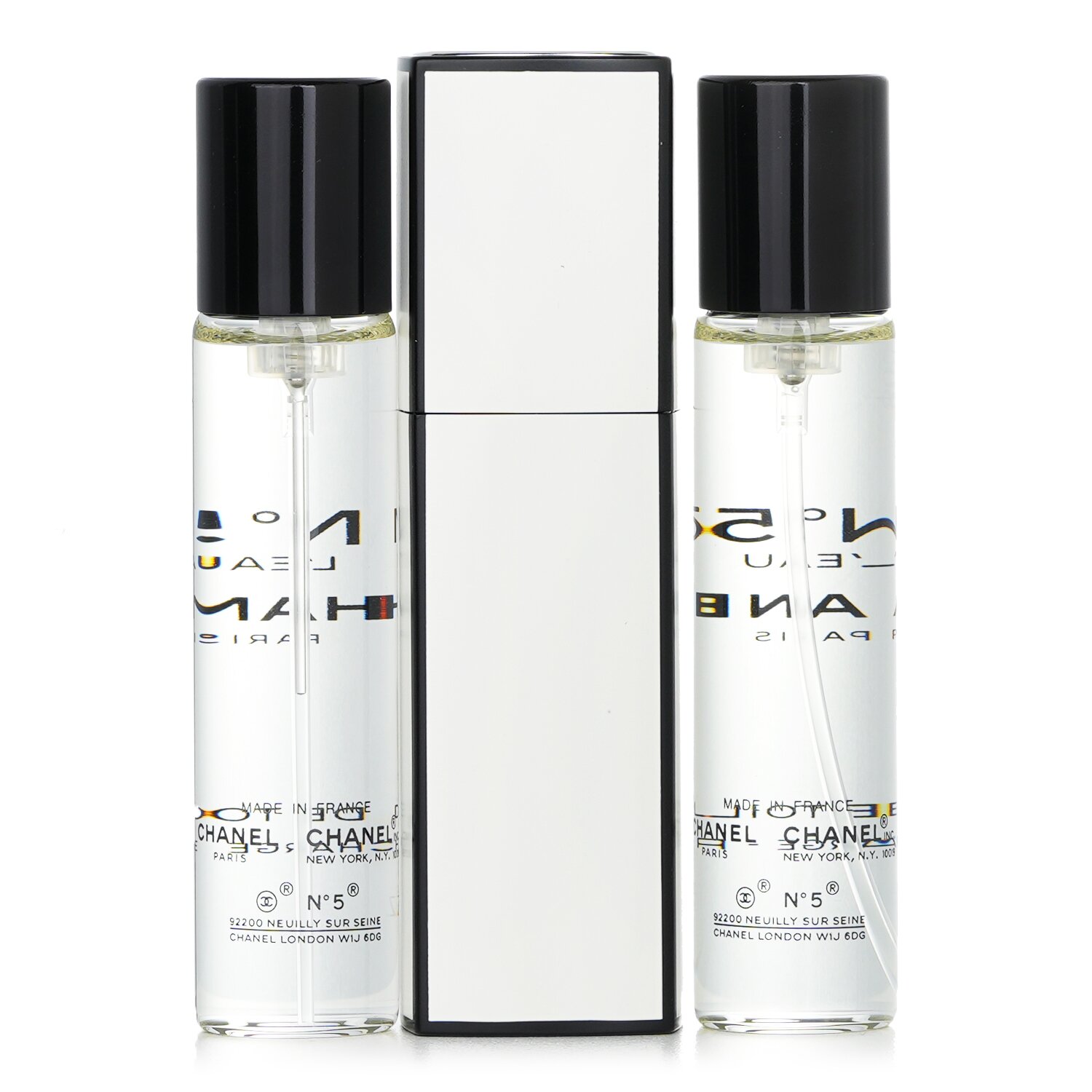 Chanel No.5 L'Eau Eau De Toilette Purse Spray And 2 Refills 3x20ml/0.7oz