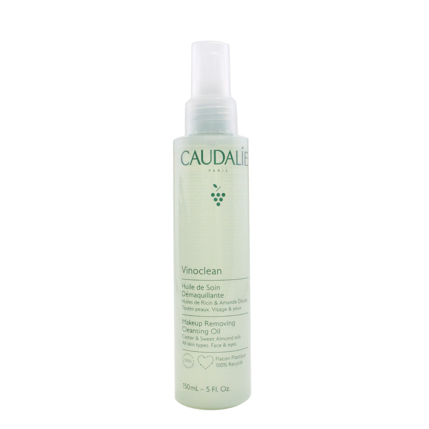 Caudalie 歐緹麗  葡萄籽全效卸妝潔顏油 150ml/5oz