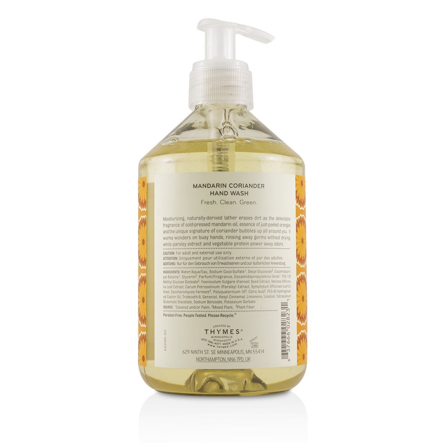 Thymes Mandarin Coriander Hand Wash 500ml/17oz