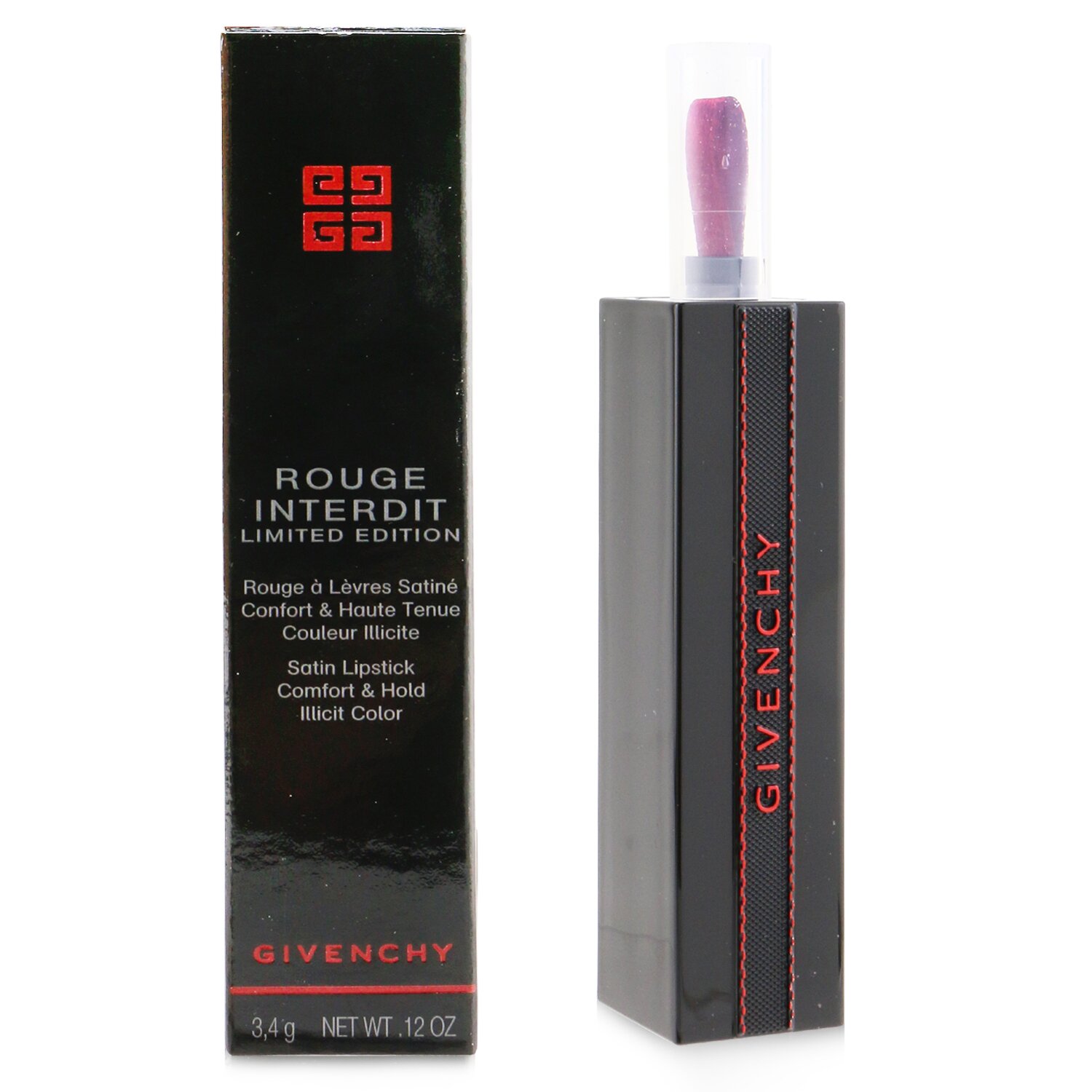 Givenchy Rouge Interdit Satin Lipstick (Limited Edition) 3.4g/0.12oz