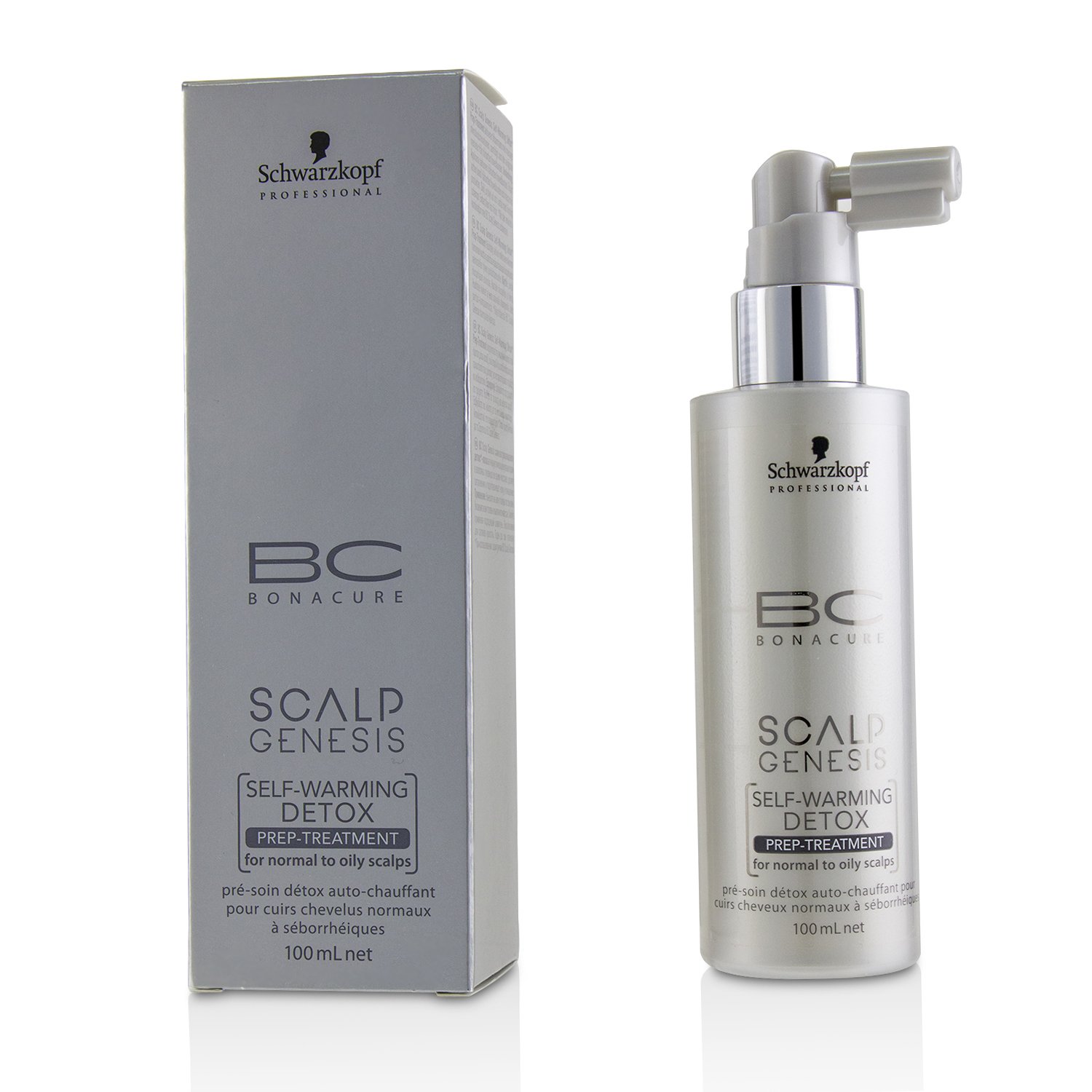 Schwarzkopf BC Bonacure Scalp Genesis Self-Warming Detox Prep-Treatment (For Normal to Oily Scalps) 100ml/3.4oz