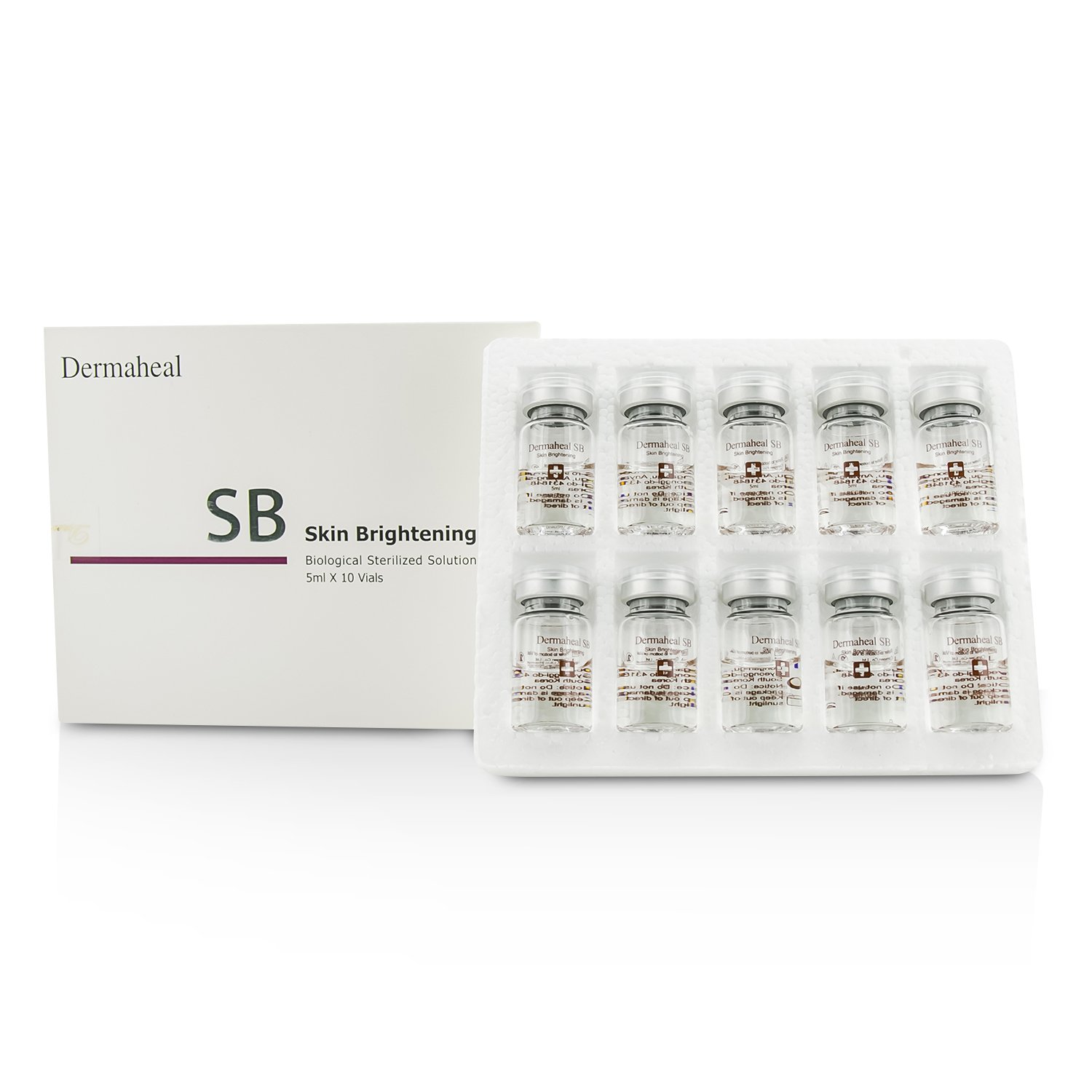 Dermaheal SB - Skin Brightening Biological Sterilized Solution 10x5ml/0.17oz