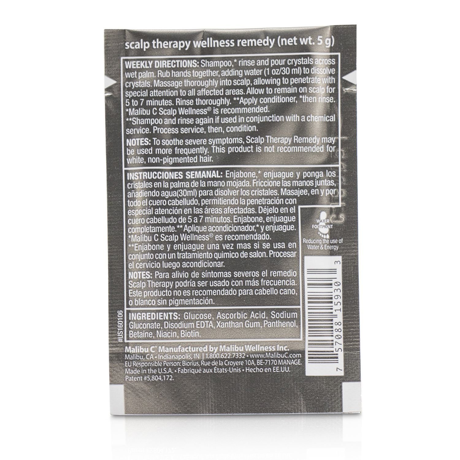 Malibu C Scalp Therapy Wellness Scalp Remedy 12x5g/0.17oz