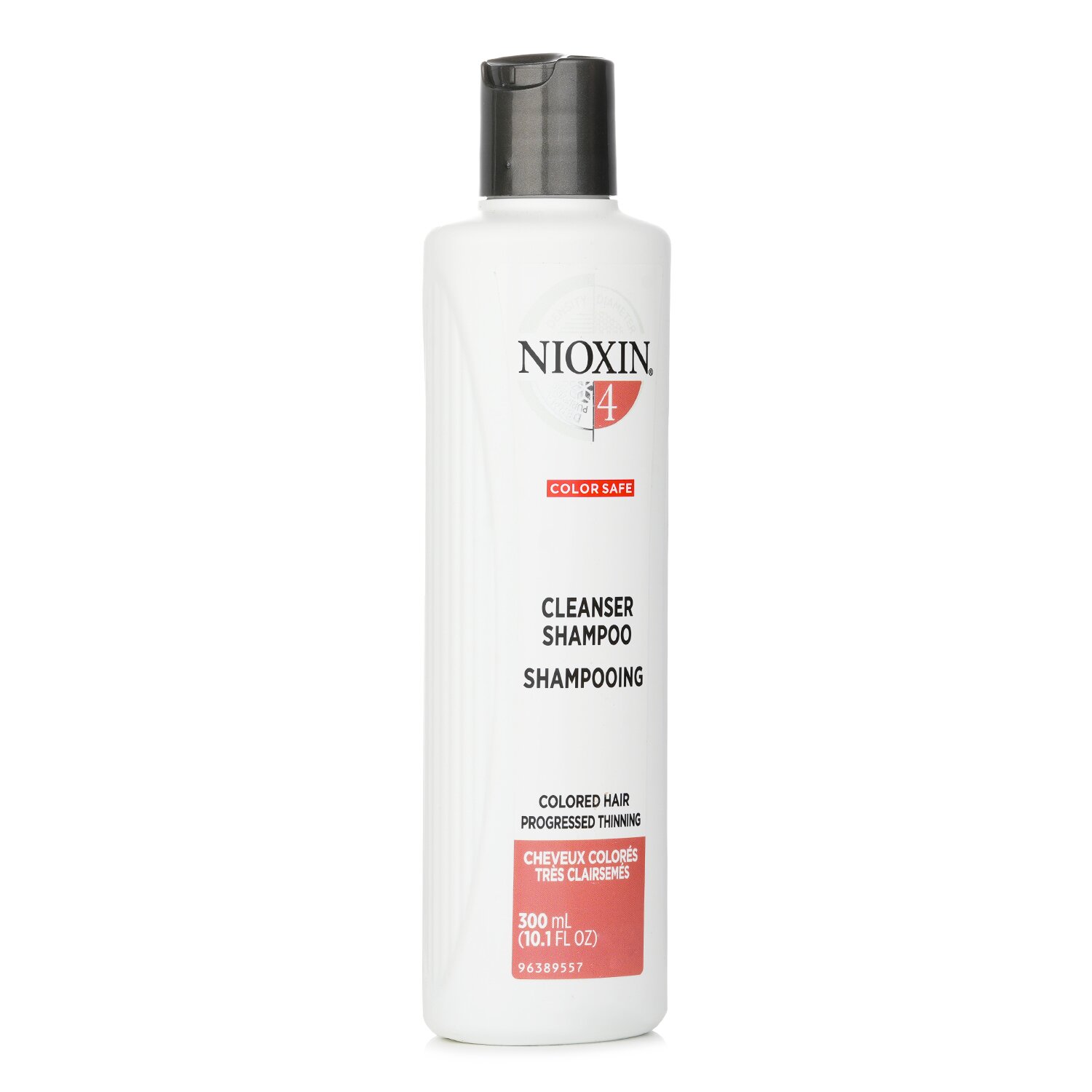 Nioxin شامبو منظف Derma Purifying System 4 (للشعر المصبوغ والرفيع جداً وآمن على اللون) 300ml/10.1oz