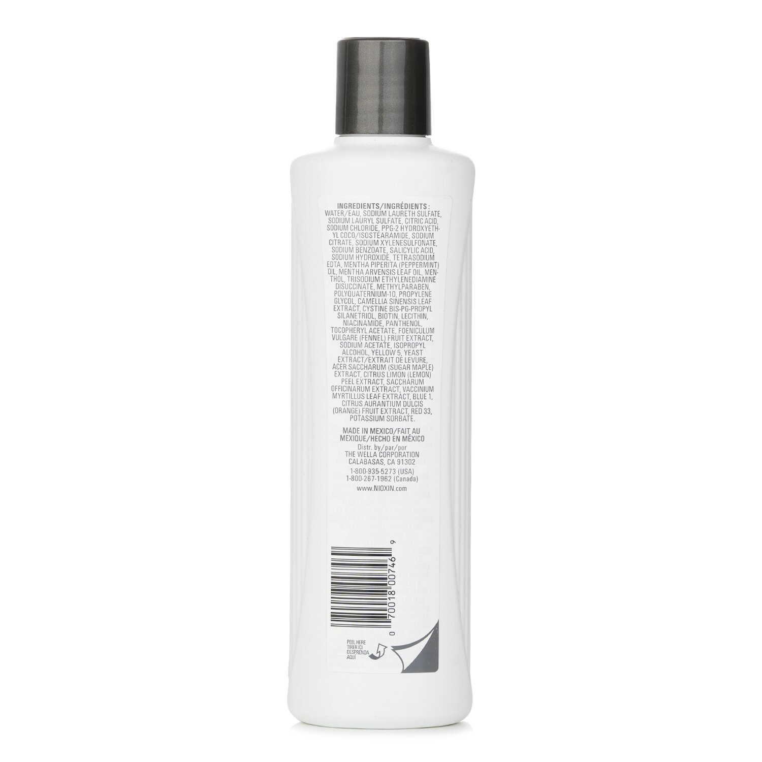 Nioxin شامبو منظف Derma Purifying System 4 (للشعر المصبوغ والرفيع جداً وآمن على اللون) 300ml/10.1oz