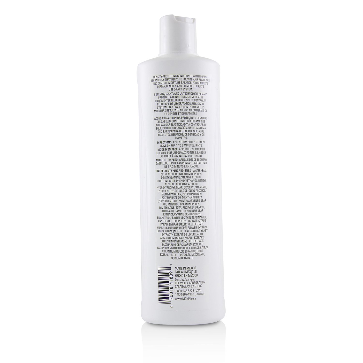 Nioxin Density System 2 Scalp Therapy Conditioner (Natural Hair, Progressed Thinning) 500ml/16.9oz