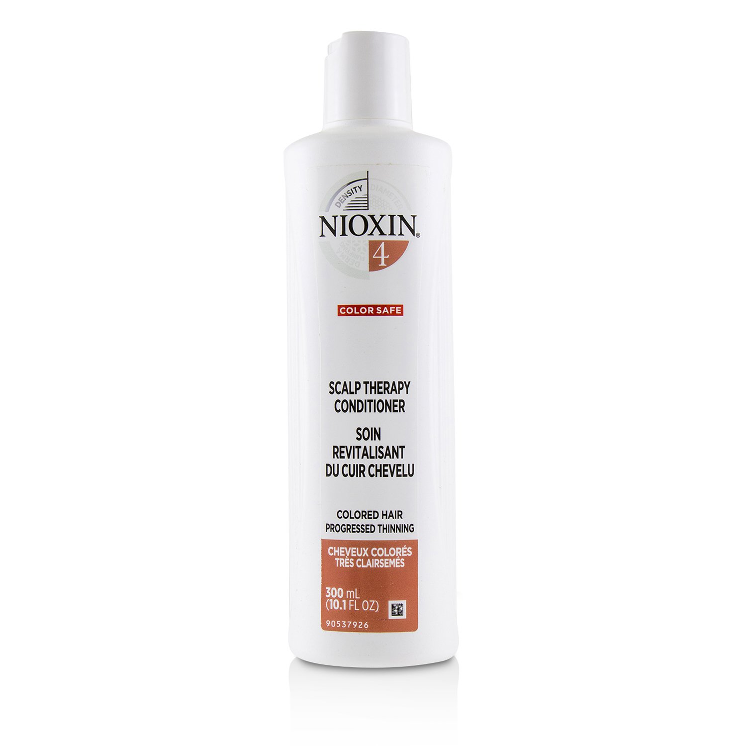 Nioxin Density System 4 Scalp Therapy Conditioner (Colored Hair, Progressed Thinning, Color Safe) 300ml/10.1oz