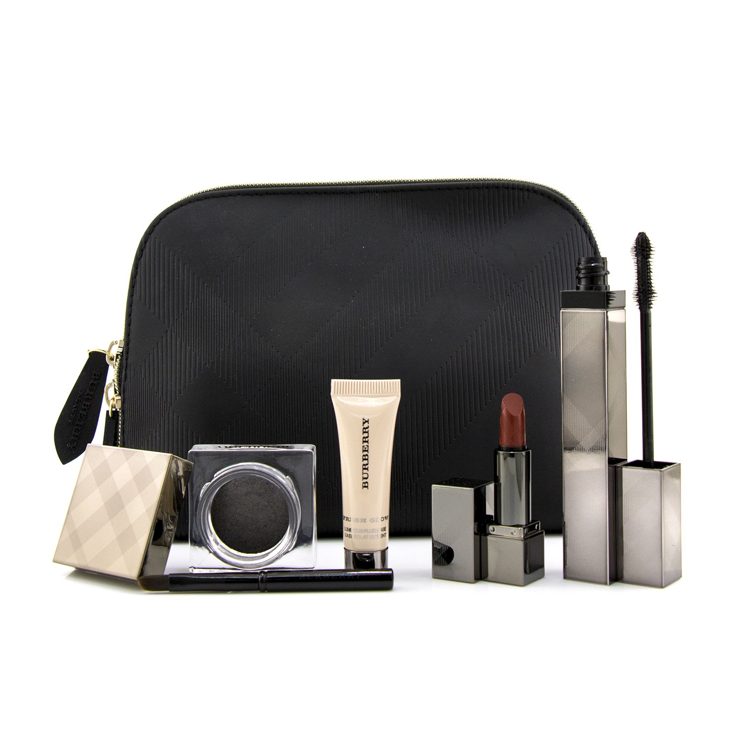 Burberry MakeUp Set (1x Lip Colour, 1x Base, 1x Mascara, 1x Eye Shadow) 4pcs