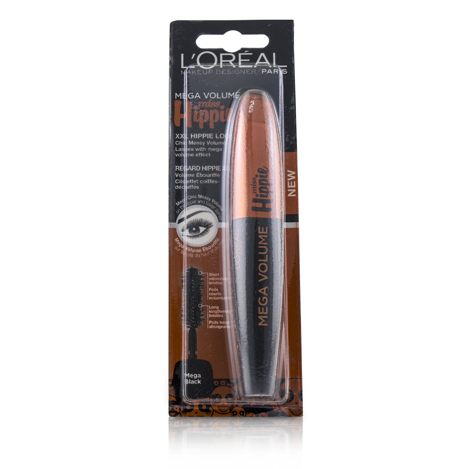 L'Oreal Mega Volume Miss Hippie Mascara 8.4ml/0.28oz