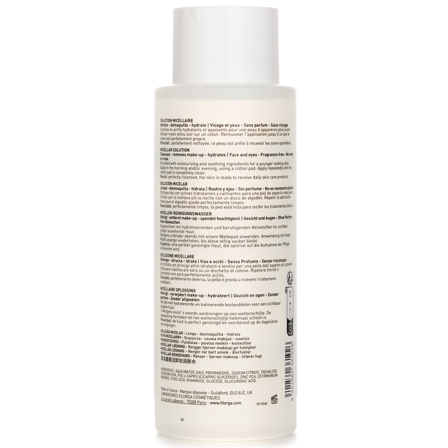 Filorga Micellar Solution For Face & Eyes - Fragrance Free 400ml/13.5oz