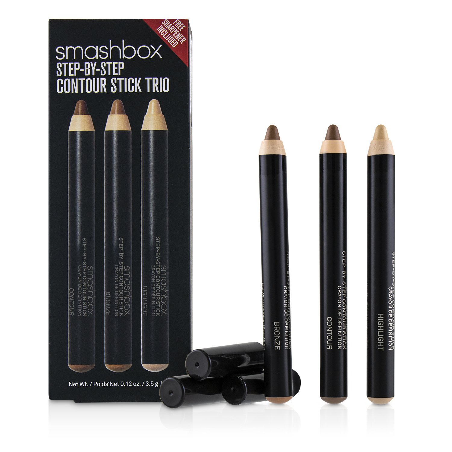 Smashbox Step By Step Contour Stick Trio Set 3x3.5g/0.12oz