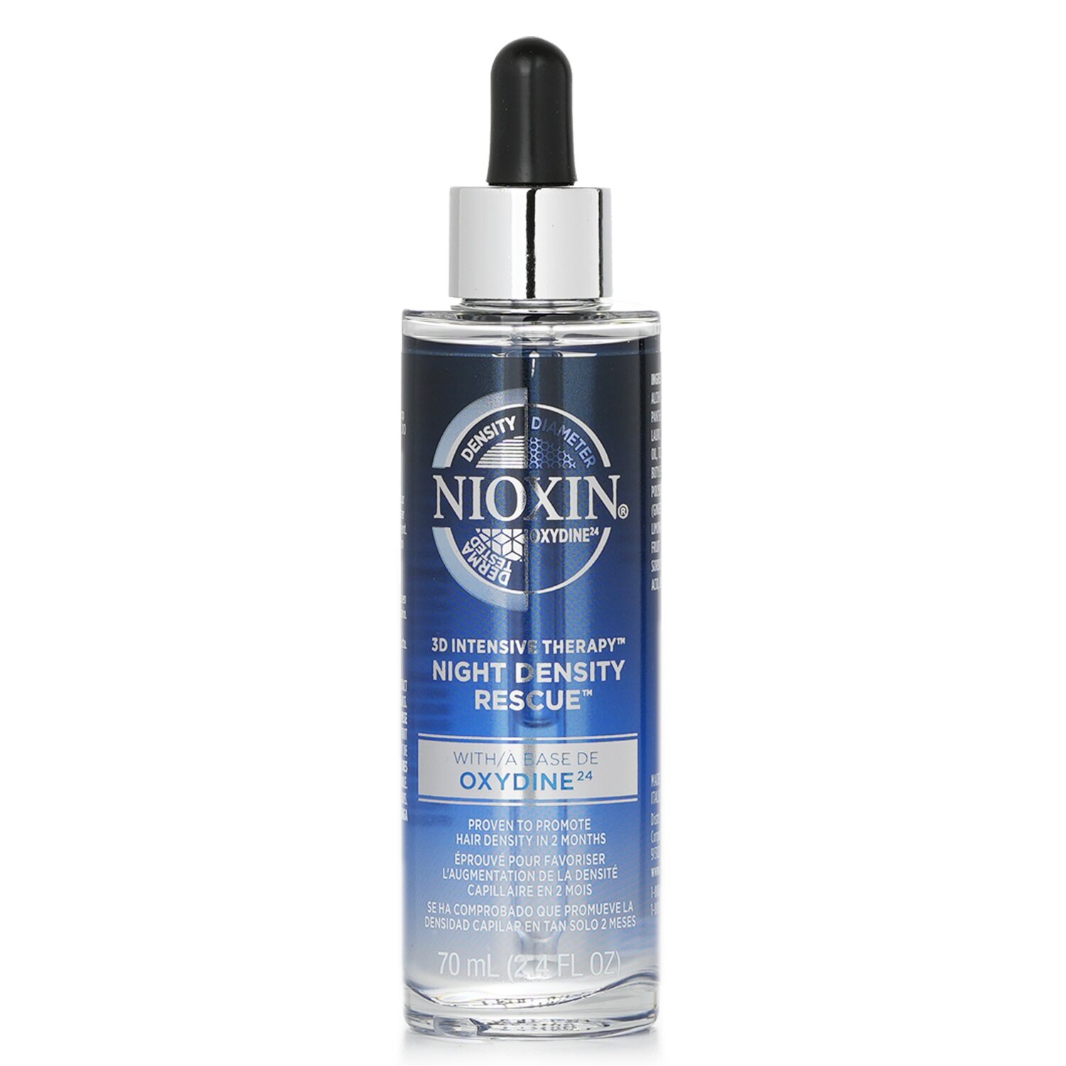 Nioxin Intensive Therapy Night Density Rescue with Nioxydine24 (Random Packaging) 70ml/2.4oz