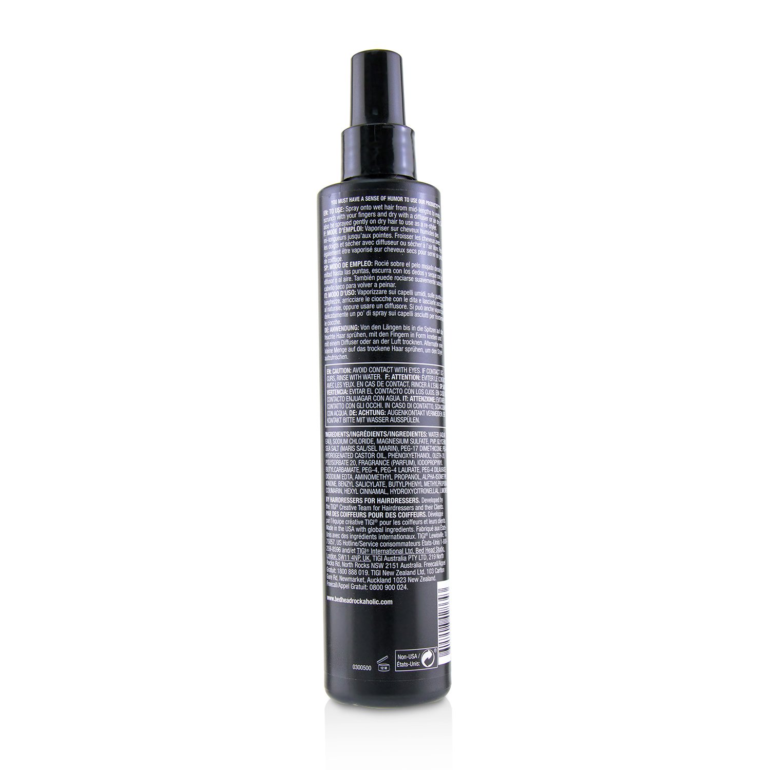 Tigi Bed Head Rockaholic Thunder Struck Texturising Salt Spray 250ml/8.45oz