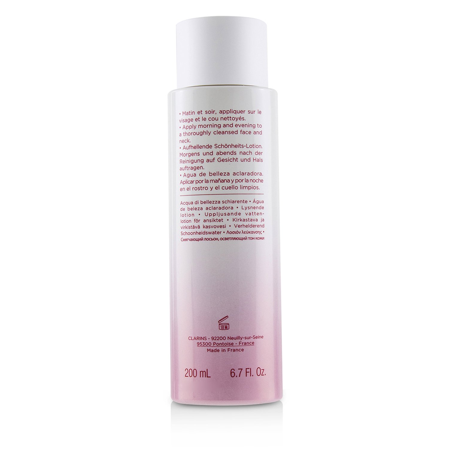 Clarins 克蘭詩 (嬌韻詩) 智慧美白高機能化妝水 (輕爽型) 200ml/6.7oz