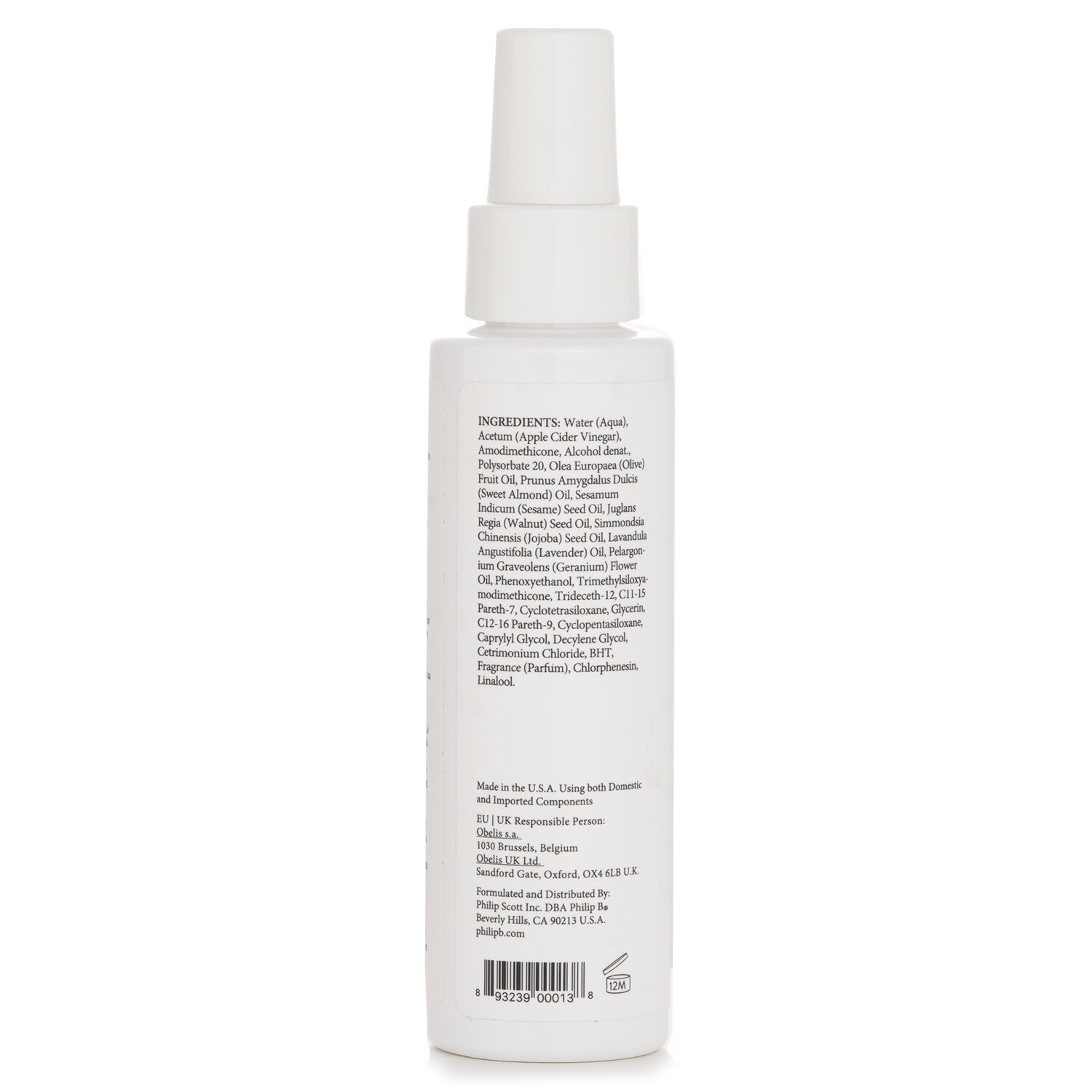 Philip B Detangling Toning Mist (Leave-In pH Restorative - All Hair Types) 125ml/4.23oz