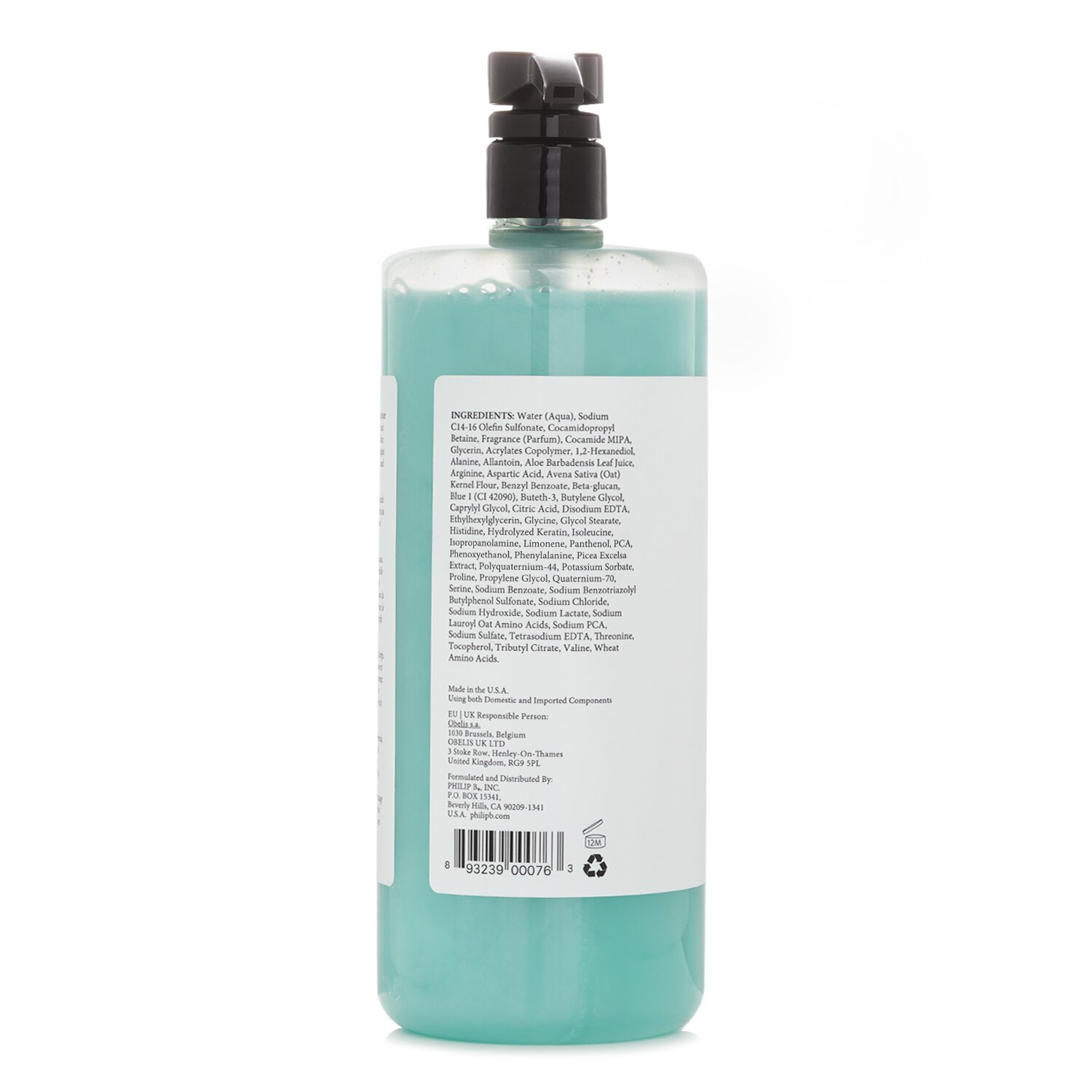 Philip B Nordic Wood Champú de Cabello + Cuerpo (Purificante Vigorizante - Todo Tipo de Cabellos) 947ml/32oz