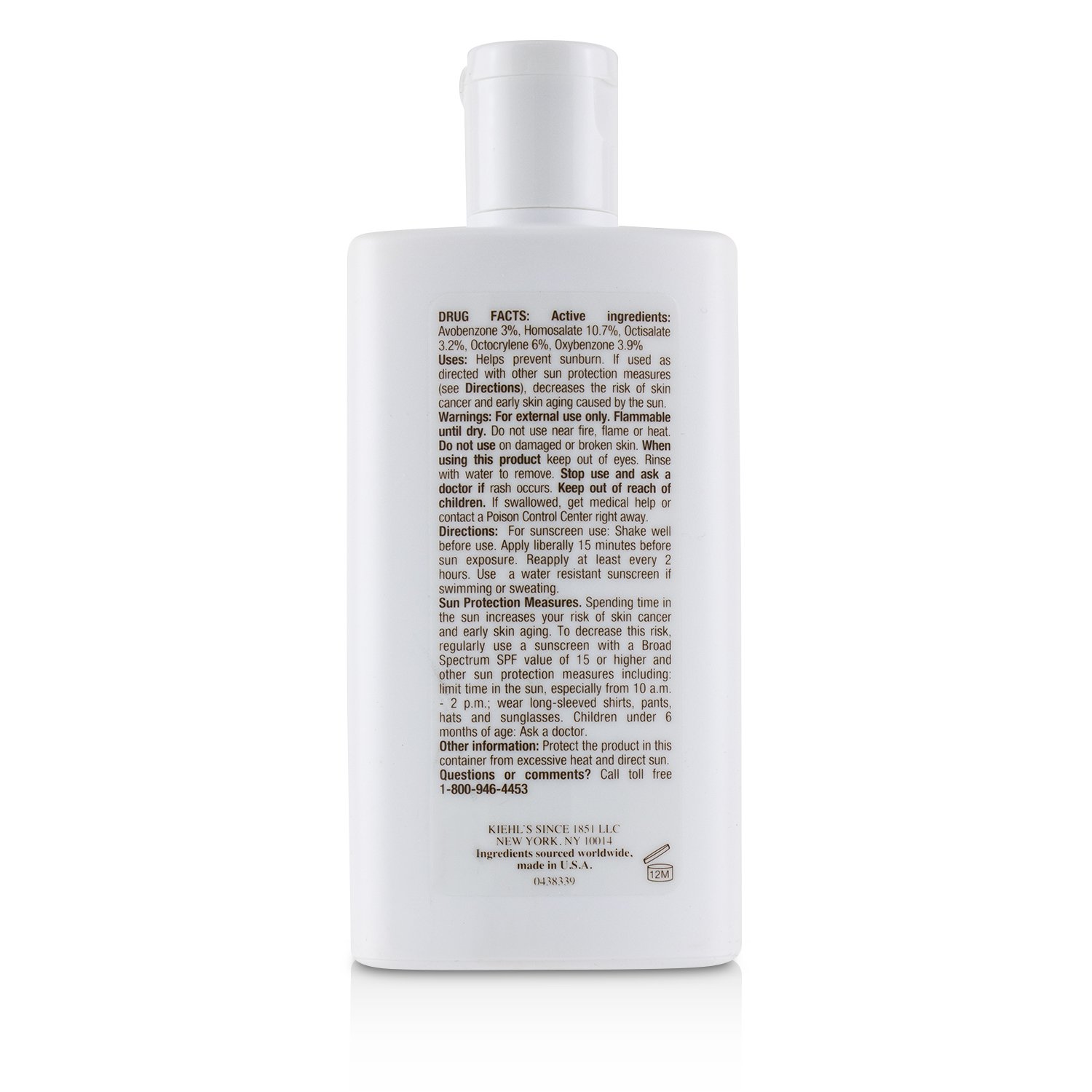 Kiehl's Dermatologist Solutions Daily UV Defense Super Fluid Sunscreen SPF 50+ - Fragrance-Free 125ml/4.2oz