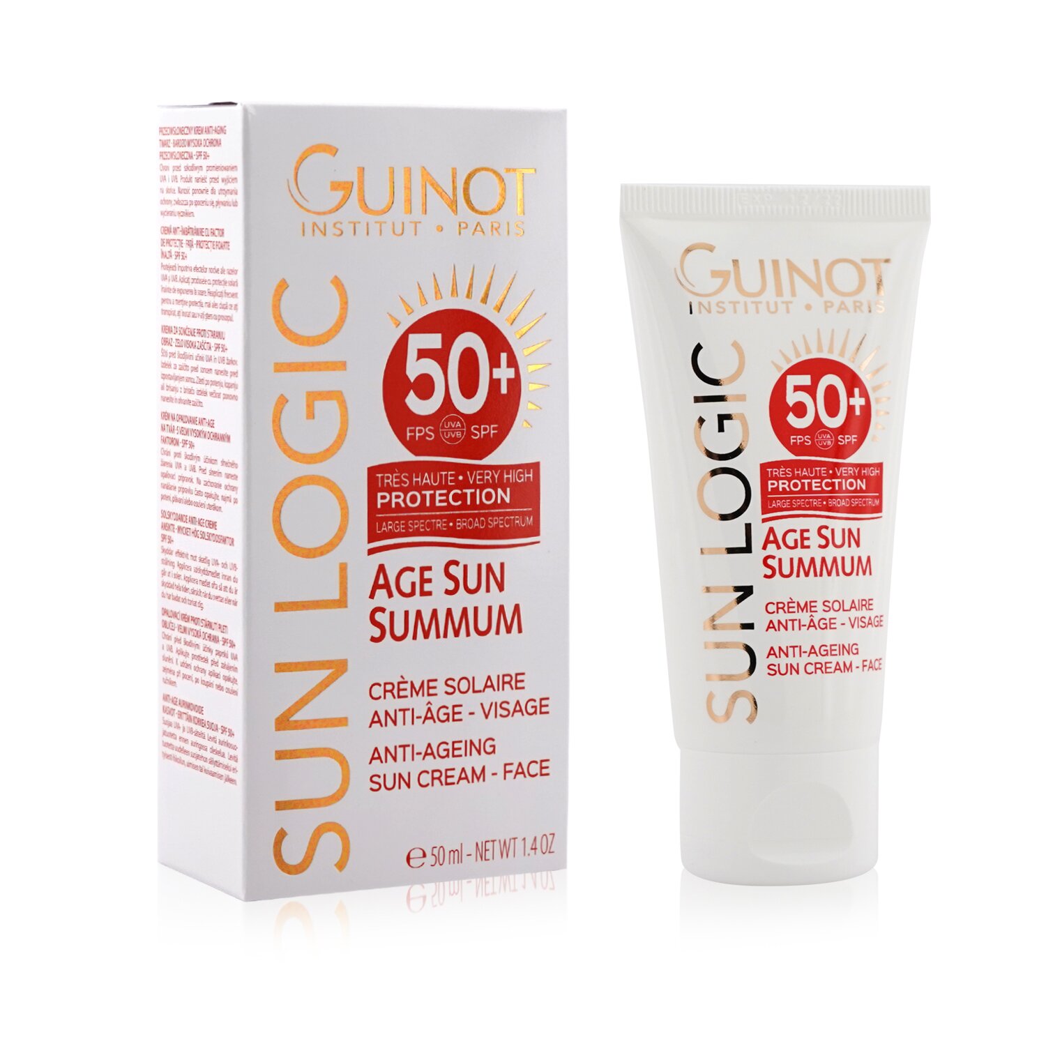 Guinot Sun Logic Age Sun Summum Ant-Ageing Sun Cream For Face SPF 50+ 50ml/1.7oz