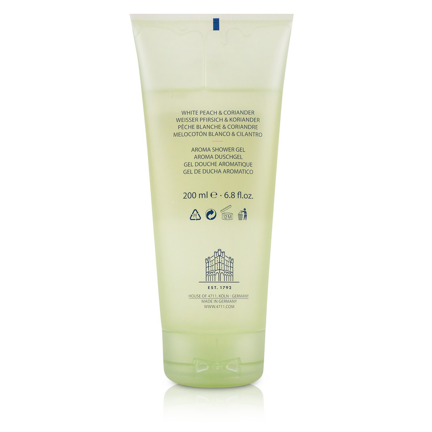 4711 Acqua Colonia White Peach & Coriander Aroma Shower Gel 200ml/6.8oz