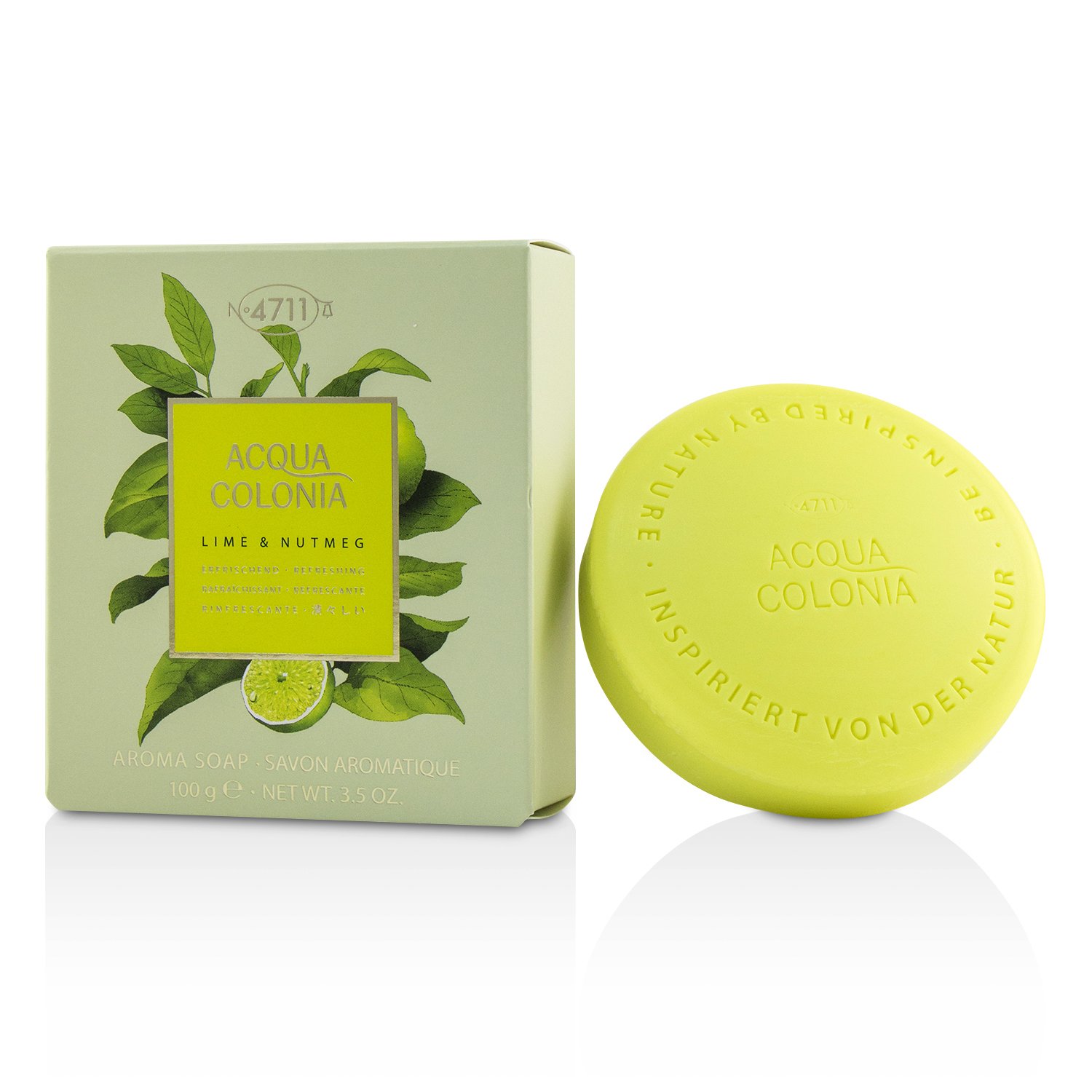4711 Acqua Colonia Lime & Nutmeg Aroma Soap 100g/3.5oz