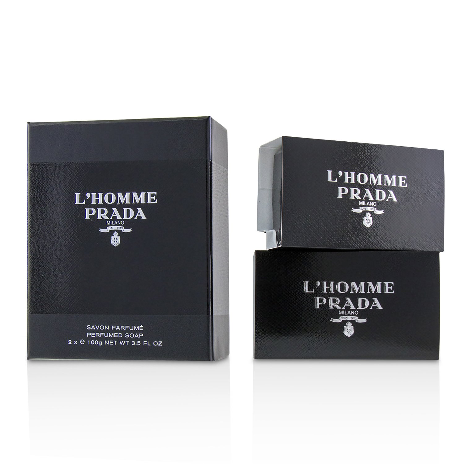Prada L'Homme Perfumed Soap 2x100g/3.5oz