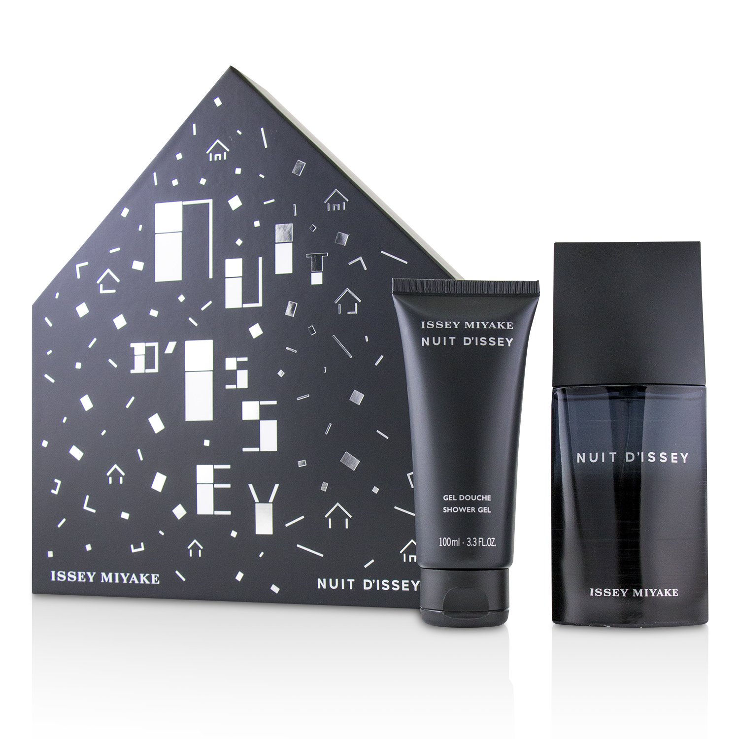 Issey Miyake Nuit D'Issey Coffret: Eau De Toilette Spray 75ml/2.5oz + Shower Gel 100ml/3.3oz 2pcs