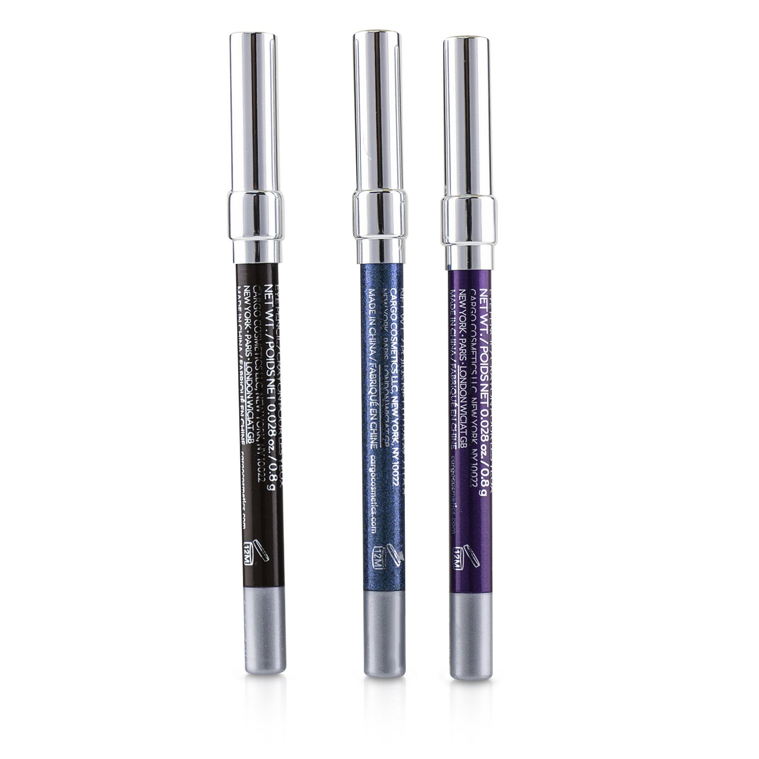 Cargo Swimmables Eye Liner Trio 3x0.8g/0.028oz