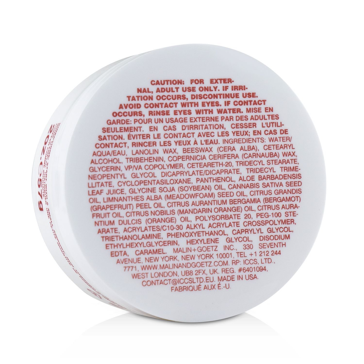 MALIN+GOETZ Hair Pomade. 57g/2oz